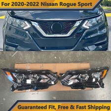 Headlight Assembly For 2020 2022 Nissan Rogue Sport LED Driver Passenger Pair 2P