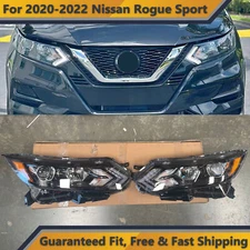 Headlight Assembly For 2020 2022 Nissan Rogue Sport LED Driver Passenger Pair 2P