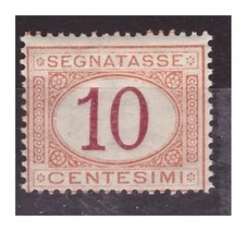 REGNO  1890 -  SEGNATASSE   Centesimi 10   Nuovo ** MNH