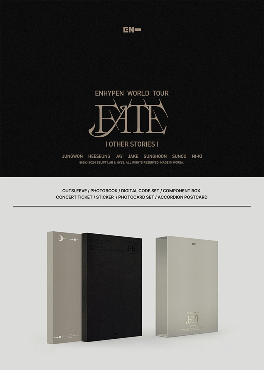 ENHYPEN WORLD TOUR FATE[OTHER STORIES/IN SEOUL] Photo Book+Card