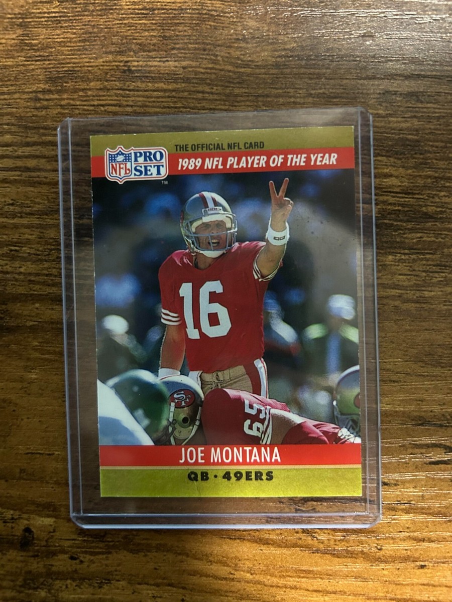 NFL Joe Montana ルーキーカード 1990 Kenner SLU Starting Line Up JOE MONTANA San Francisco