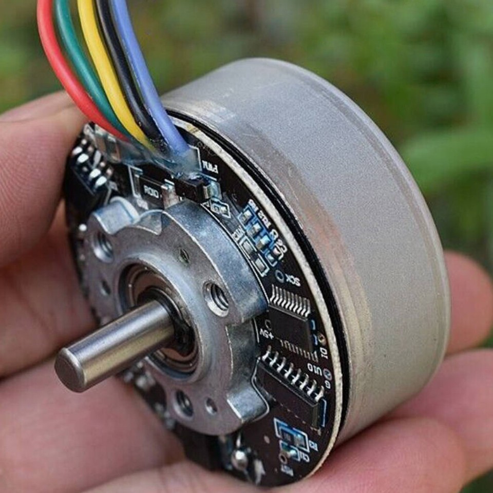 1X BLDC4825 3800RPM DC24V High Torque Dual Sided PWM Speed Brushless ...