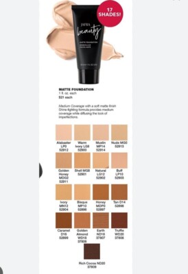 Jafra Beauty  MATTE, Liquid  Foundations Choose Your Favorite Shade