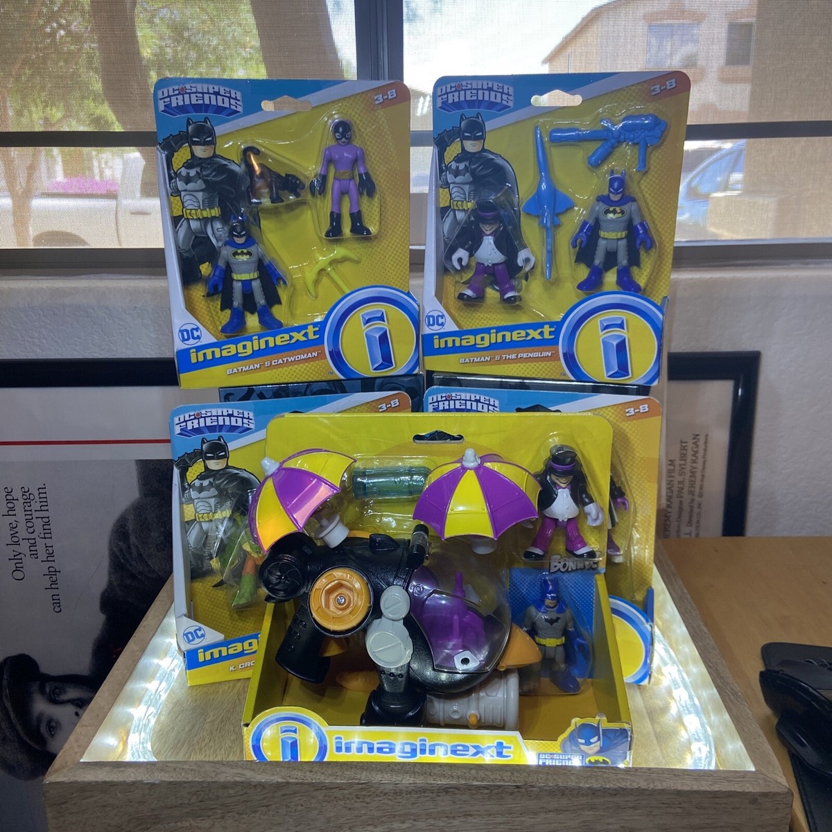 Imaginext DC Super Friends Lot Penguin Copter Batman Catwoman