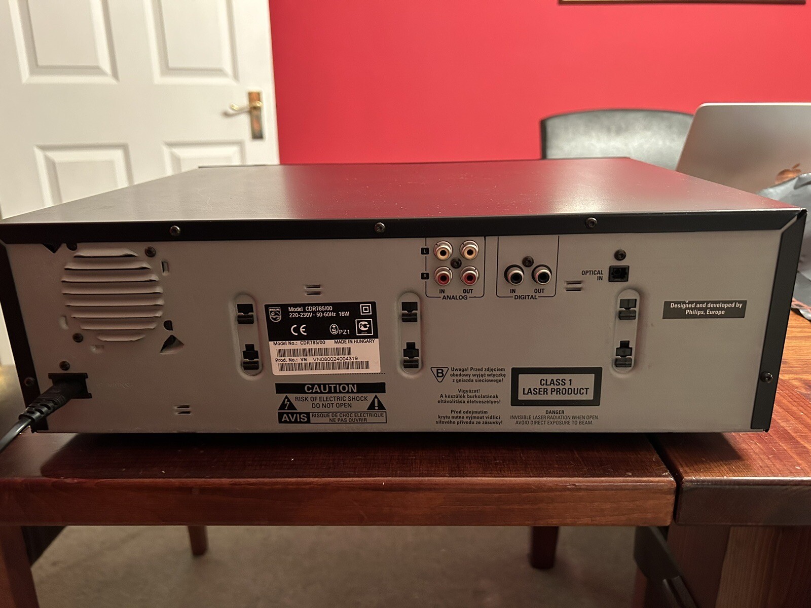 Philips CDR785 Audio 3 CD Changer & Recorder Compact Disc Player Hifi