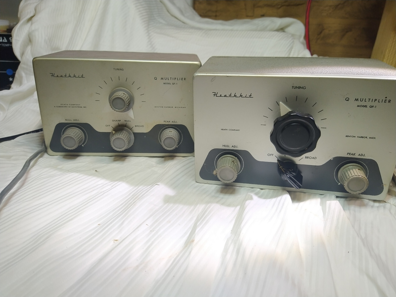 Heathkit Q Multiplier Model QF1 UNTESTED, 2, no 12ax7 tube Distintec