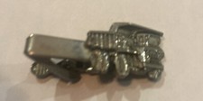 Vintage CATERPILLAR Heavy Construction Equipment Advertising Tie Bar / Clip