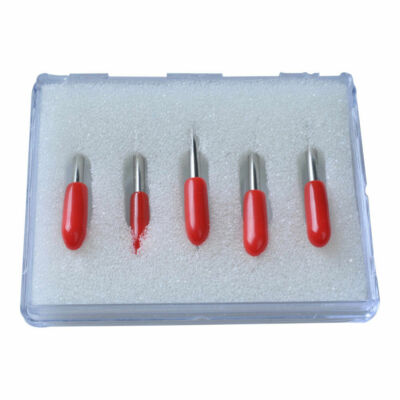 5Pcs 60° Cemented Carbide Blade Cutting Plotter For Roland Vinyl Film Cutter