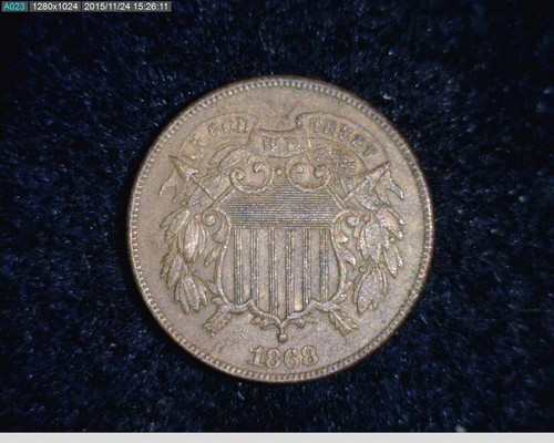 1868 Two Cent 2c ( # 12s137 )