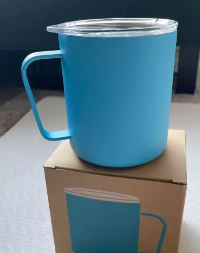 Blue Bottle Coffee Stainless Steel Travel Mug 350ml with Lid MiiR Collaboration