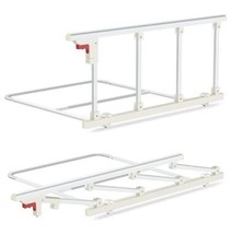 Folding Bed Rail - Safety Guard for Elderly, Fits King to Twin Beds 34x16