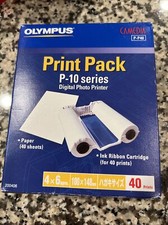 New Sealed Olympus Print Pack P-P40 Lot Of 2 Boxes Paper Ribbon