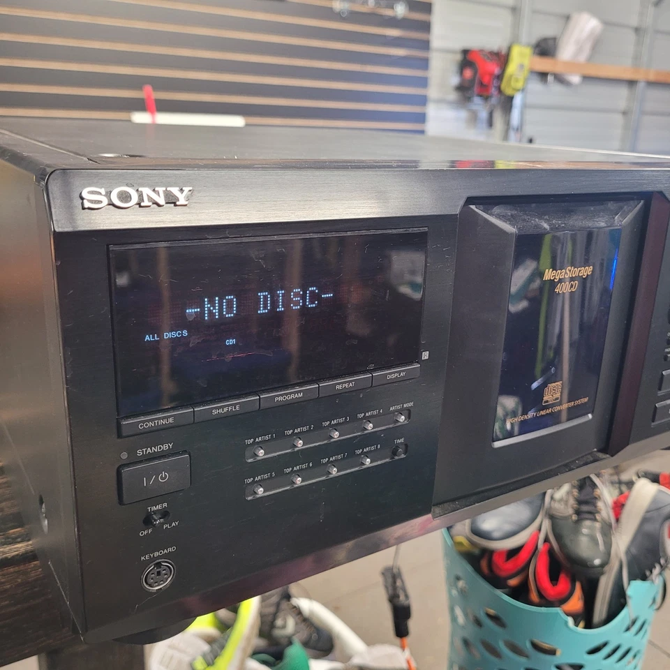 SONY CDP-CX455 400 Disc Changer Tested - Image 2 of 4