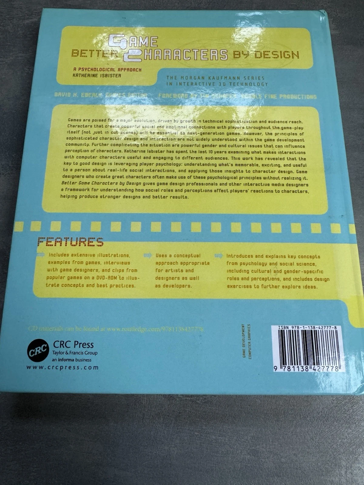Better Game Characters by Design By Katherine Isbister 9781138427778 8
