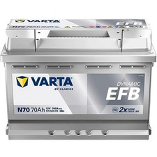 BATTERIA AUTO Varta Dynamic EFB N70, 70 Ah 760 A / SPEDIZIONE GRATIS