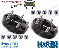 HR Spurverbreiterung schwarz DRM 50mm/Achse für Mazda 2 DE DH Bj. 2007-2015