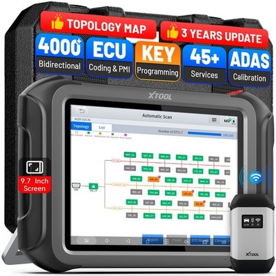 2026 XTOOL D9S Kfz-Diagnosegerät Scanner Topologie-Map Schlüsselprogrammierer DE