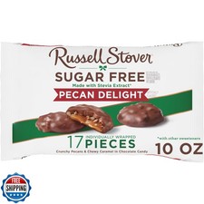 Russell Stover Sugar Free Pecan Delights with Stevia, 10 oz. Bag