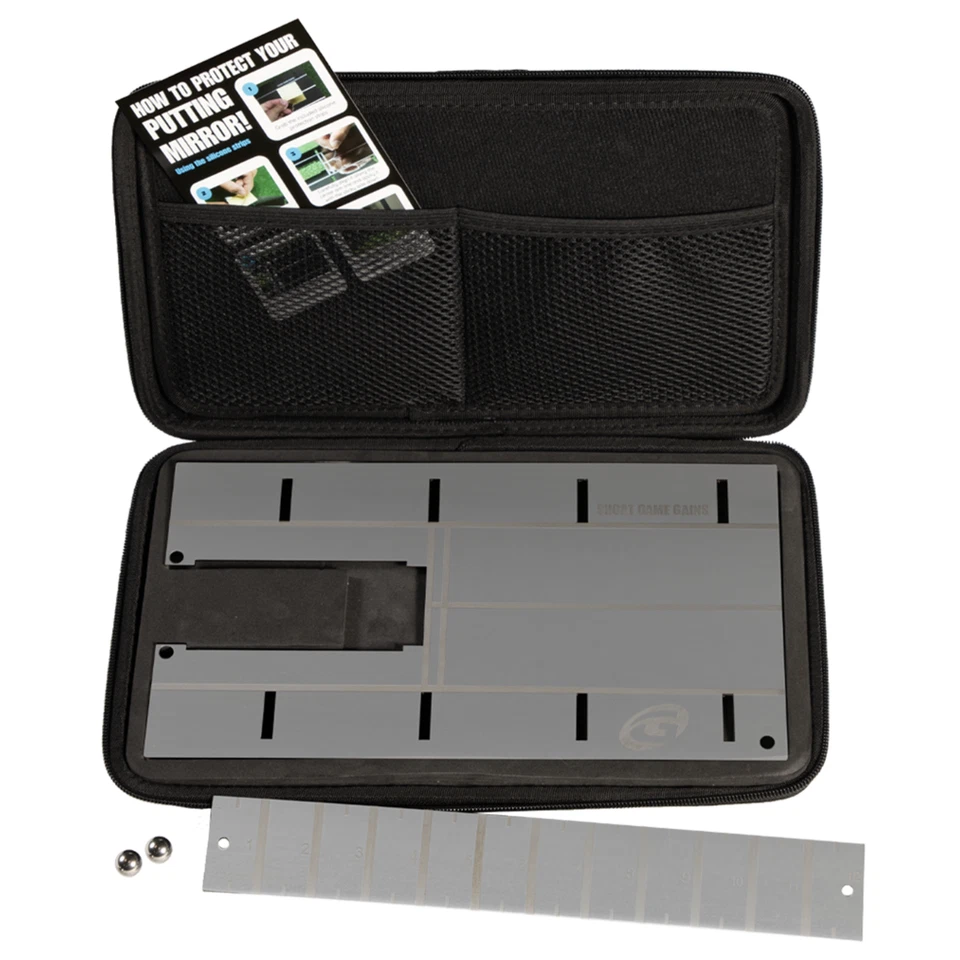 GOLFTEC Steel Putting Mirror – Golf Training Aid for Alignment & Stroke Path - Image 3 of 3