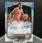 2025-26 Bowman Basketball Chrome Madison Booker 1st Bowman AUTO Refractor /499🔥