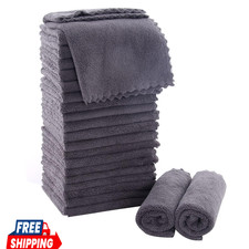 Ultra Soft Premium Washcloths Set - 12 x 12 inches - 24 Pack - Quick Drying