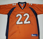 Reebok Denver Broncos Quentin Griffin #22 Jersey Size 2XL NFL On Field Orange