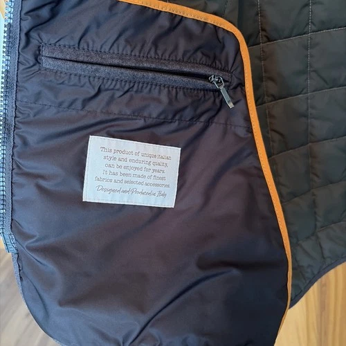 NWOT Men’s Waterville Italy Golf Quilted Vest - Size 52 European Sizing image 3