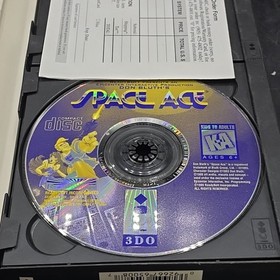 Space Ace (3DO, 1994) for the 3DO System - With Long Box & Manual Compelte CIB