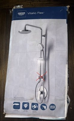 GROHE Vitalio Flex Shower System - StarLight Chrome **MISSING PART**