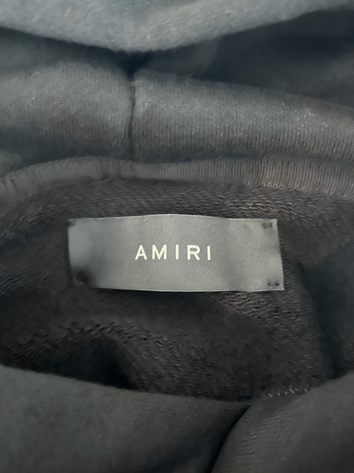 Amiri Black & White Precious Memories Logo Hoodie image 3