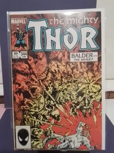 Marvel The Mighty Thor Issue 344 345 and 346 Comic Bundle 1984 Vintage Rare VGC