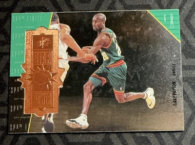 1998-99 Upper Deck SPx Finite Gary Payton /5400 Seattle Sonics #147 HOF 