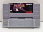 New ListingFinal Fantasy III 3 Super Nintendo SNES Cart W/ Dust Cover Tested Authentic