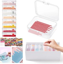 Diamond Art Storage Containers Trays, 8pcs Diamond Painting Trays with Lids, 2-i