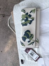 Radley London Grain Leather Floral Large Flapover Wallet  Great Gift