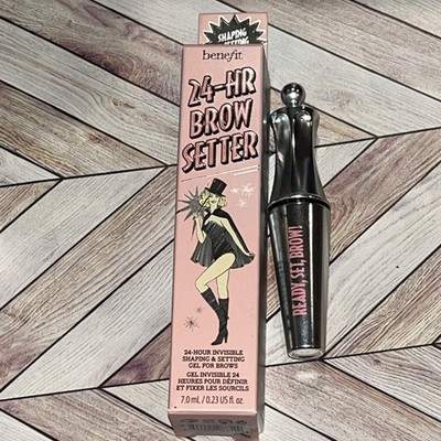 Benefit Cosmetics  24-HR Brow Setter Clear Eyebrow Gel 0.23 oz Full Size BNIB
