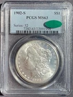 1902 S Morgan Silver Dollar PCGS MS 63 CAC