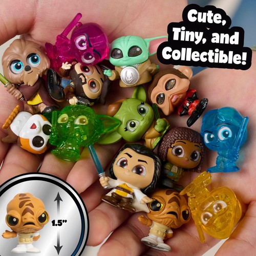 Star Wars Doorables Galaxy Peek serie 3 minifigure confezione da 4 capsule cieche - Foto 3 di 6