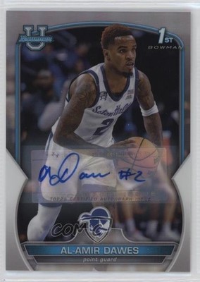 2022-23 Bowman U Chrome Prospect Refractor 271/499 Al-Amir Dawes #63 Auto 0l2