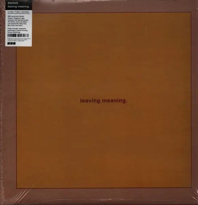 Swans Leaving Meaning Double LP NEW MUTE 2xVinyl LP 33 RPM Sealed