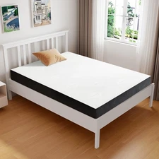 5" 6"  Full Size Zipper Cover Waterproof Gel Memory Foam Mattress Medium-Firm