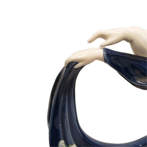 KATZHUTTE ART DECO PORCELAIN FIGURINE DANCING COUPLE C.1930'S GOLDSCHEIDER ERA - Picture 9 of 20