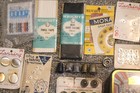 Lot of Vintage Sewing, Thimbles, Needles, Scissors, Snaps & Buttons  In Two Tins — photo 3