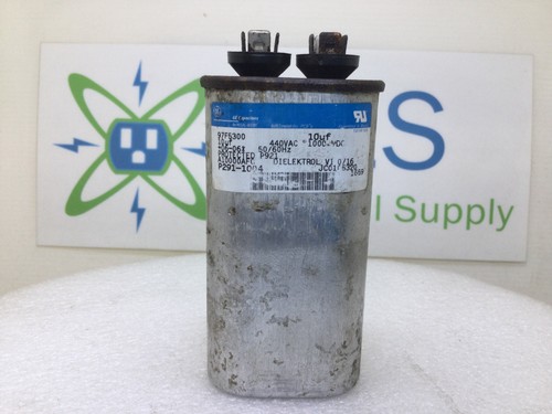 GE 97F5300 10uf +/-06% 440v 50/60hz P921 Capacitor