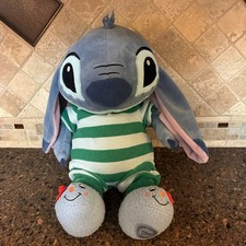 Disney Store Stitch Plush Bedtime Pajamas PJ Feet Lilo  Stitch Stuffed Animal