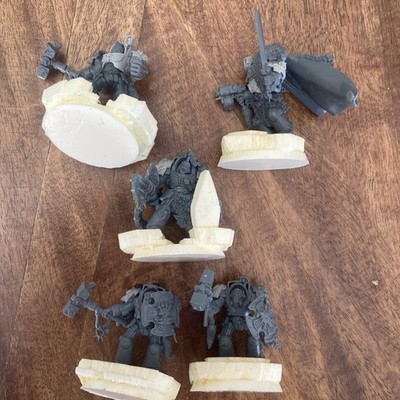 Warhammer 40k Space Marines Space Wolves Army Wolf Guard Terminators Squad