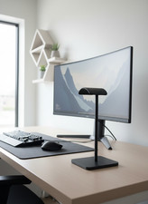 Minimalist Desktop HeadSet Stand  Custom Color Available  Gaming  Office