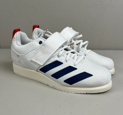 Adidas Powerlift 5 Powerlifting Weightlifting Shoes White 