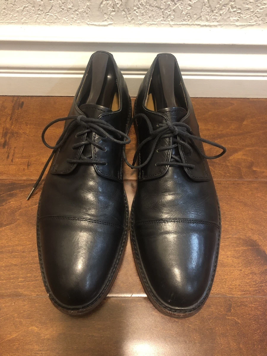 Coach Mens Shoes Oxford Balck Leather Shoes Sz 9.5 D US eBay