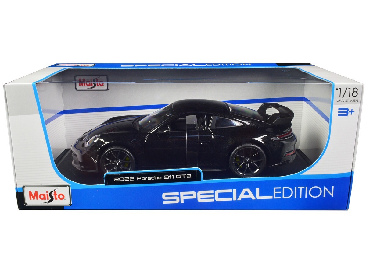 マイスト　Maisto Porsche 911 GT3 ブラック 1/18 Maisto 2022 Porsche 911 GT3 Black Metallic 1/18 Diecast